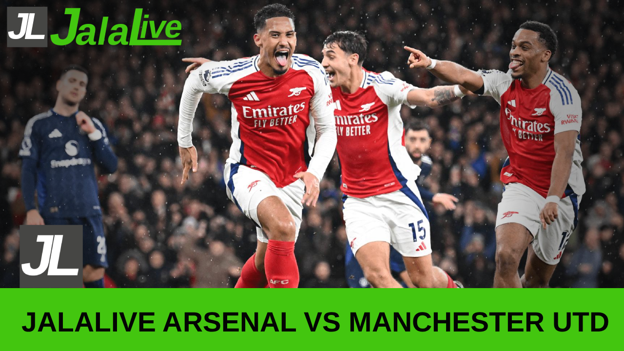 Jalalive arsenal vs manchester utd