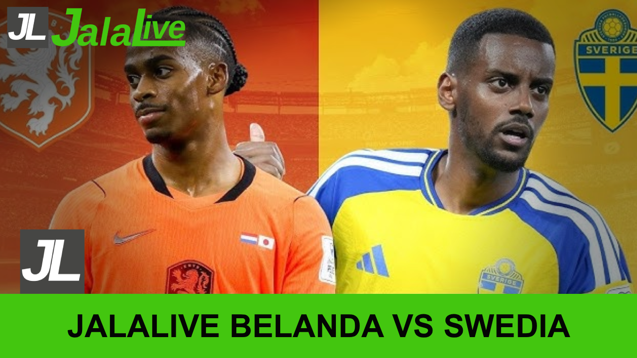 Jala live Belanda vs Swedia