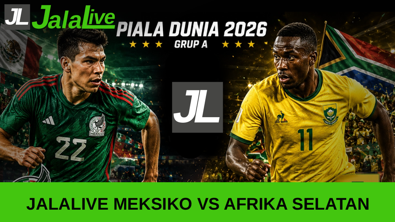 Jala live Meksiko vs Afrika Selatan