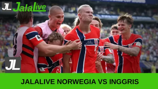 Jadwal Bola Jalalive Norwegia vs Inggris, Piala Dunia 12 Juli 2026